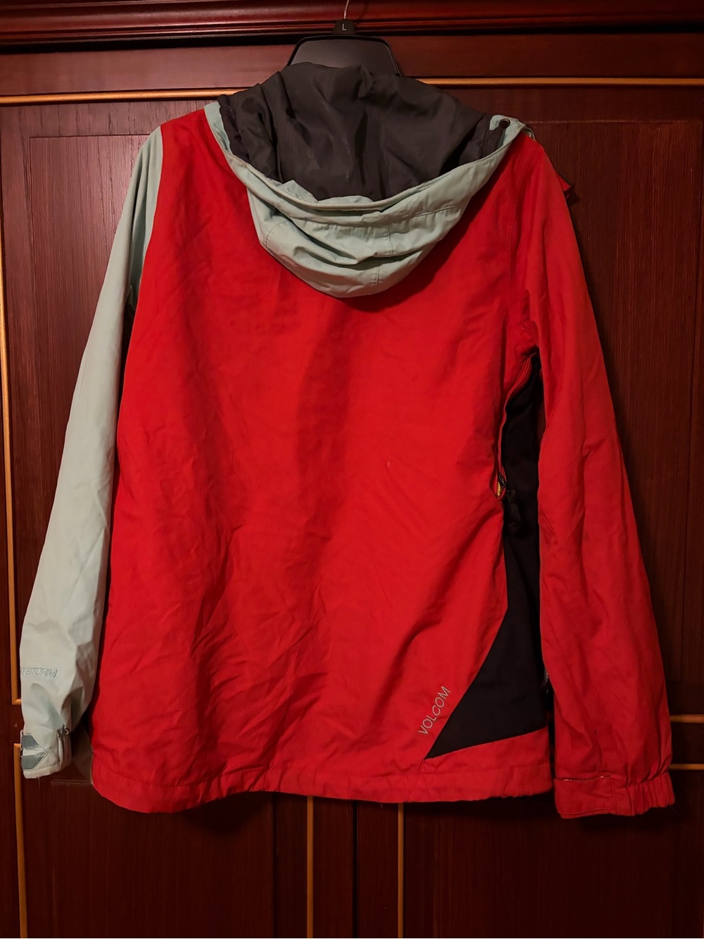 Volcom Multicolor Zip Up Snowboarding Shell Jacket - Picture 4 of 5